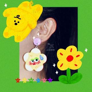 Hoa tai đất sét độc đáo hình bông hoa 🌼🌼🌼🌼