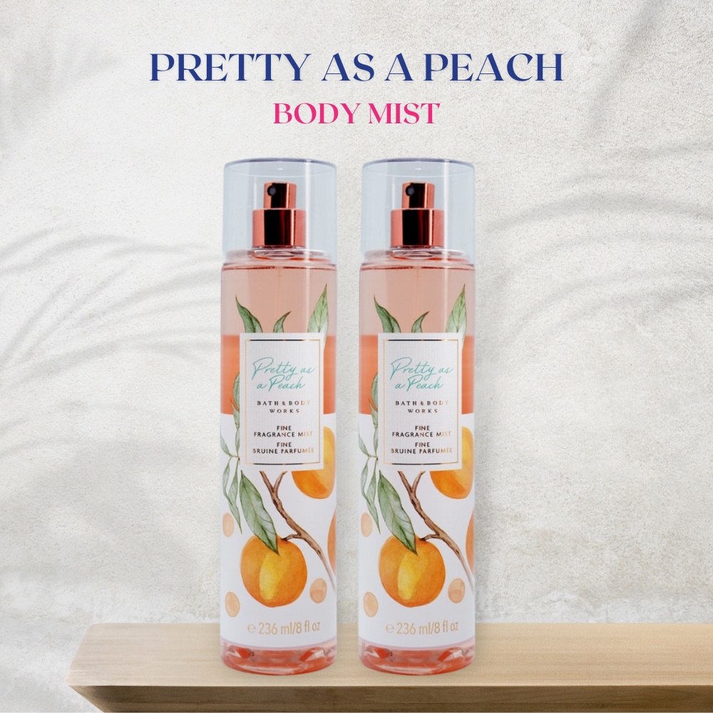 Xịt Thơm Toàn Thân Body Mist Bath&Body Works Pretty As A Peach 236ml