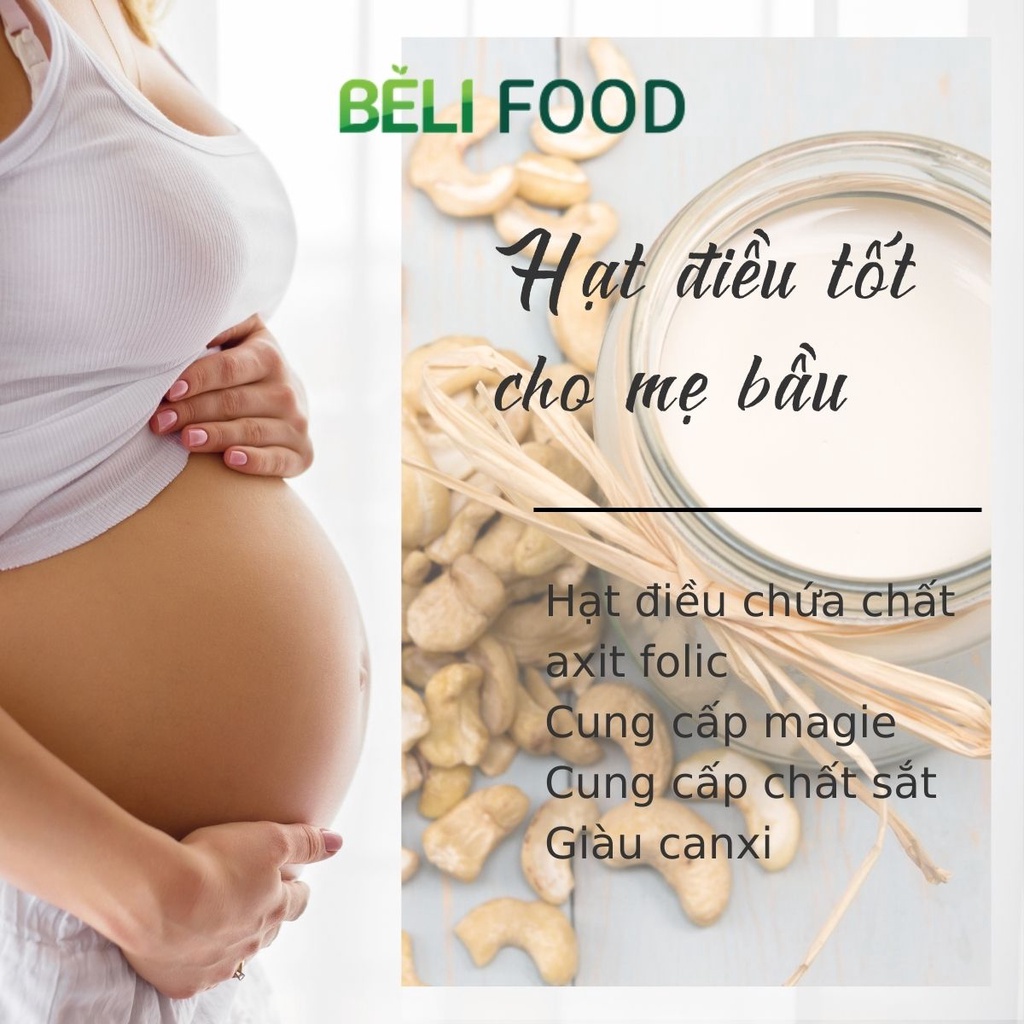 Hạt điều tươi sống nhân trắng vỡ Bình Phước 500g dùng nấu sữa hạt, muối vừng, ăn dặm cho bé, ăn chay, eatclean