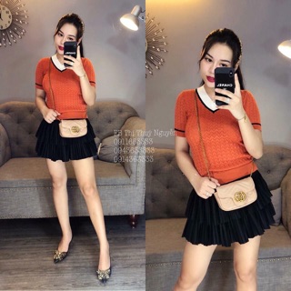 Áo len montoghi xương cá