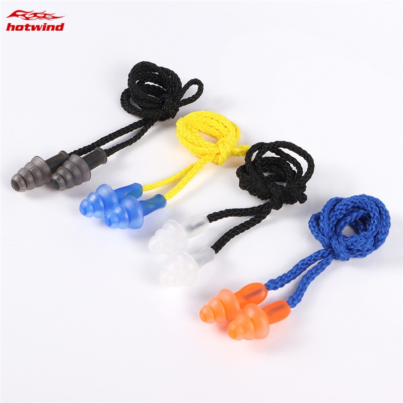 Set 2 Nút Bịt Tai Chống Nước Bằng Silicon