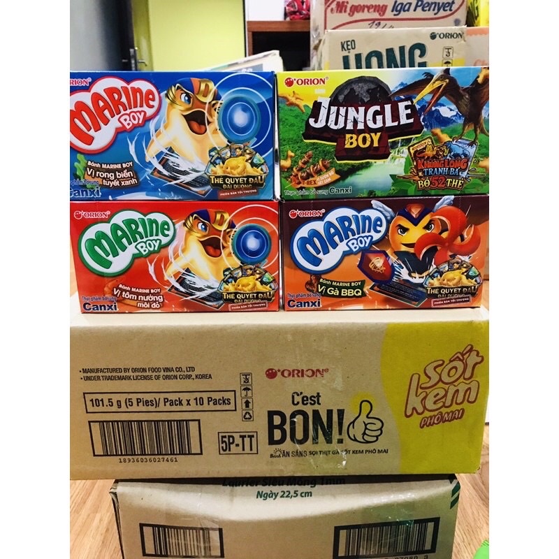 Bánh cá Marine boy các vị hộp 35g