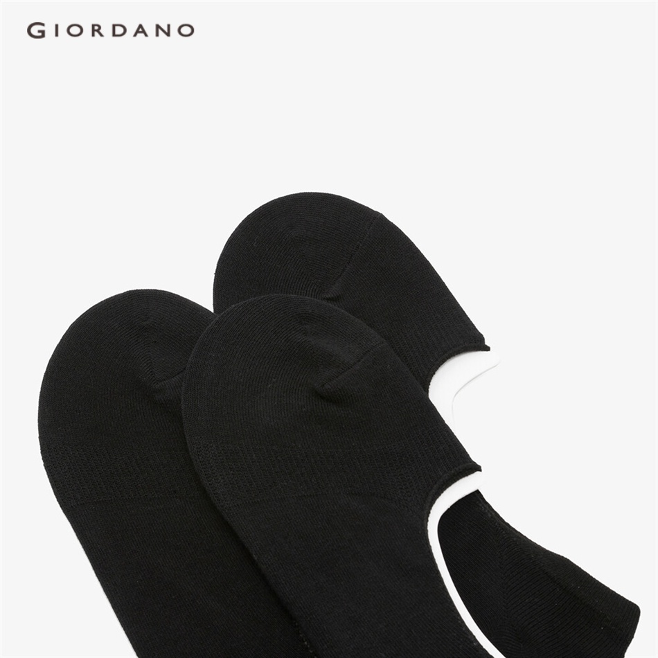 Set 3 đôi vớ GIORDANO 01152001 chống trượt giản dị dễ phối đồ thường ngày dành cho nam