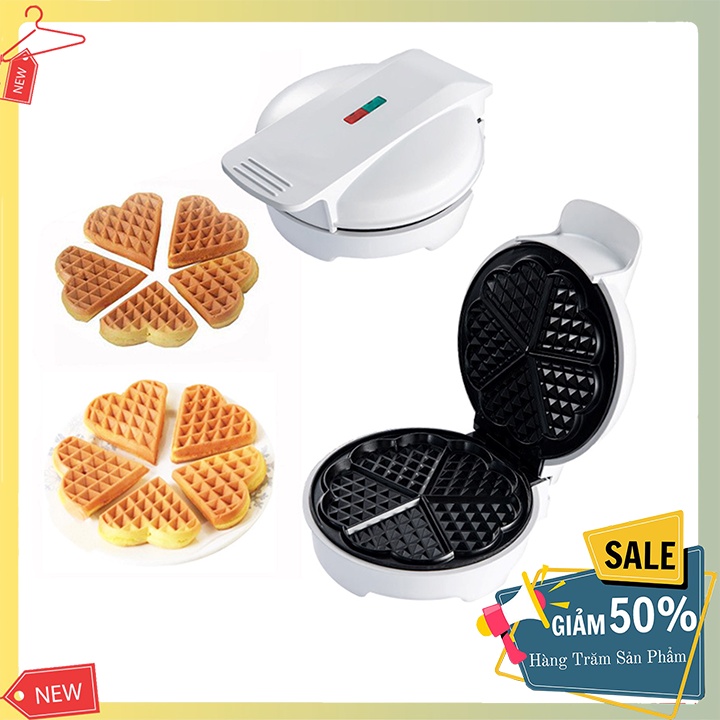 Máy nướng bánh kẹp tàn ong, làm bánh waffle Sokany Cao cấp