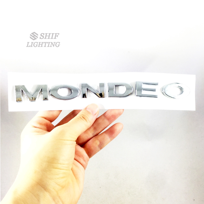 Miếng dán hình chữ MONDEO bằng crom ABS trang trí cho xe hơi FORD
