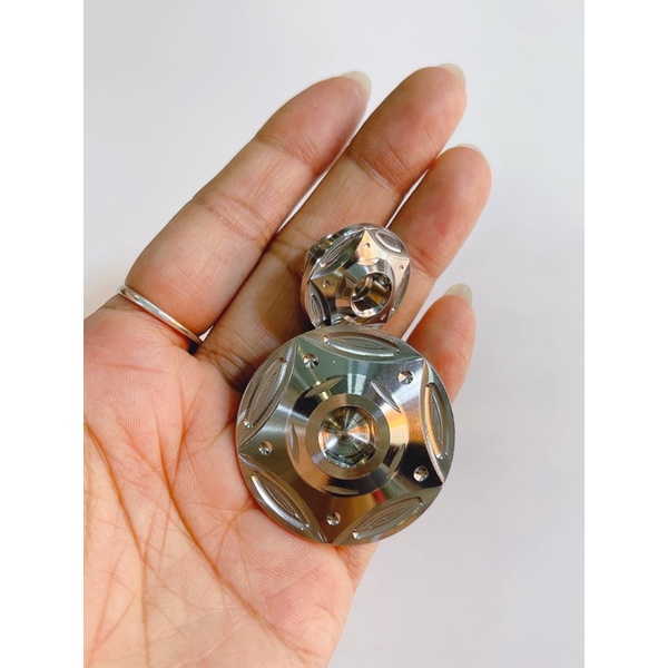 Bộ ốc mâm lửa inox Salaya 304 sáng bóng, không gỉ lắp cho dòng xe Honda Yamaha Suzuki