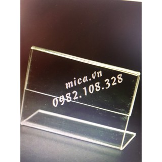 Combo 10c kẹp Menu Name Card mica