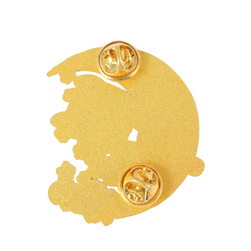 Huy hiệu cài áo QIHE JEWELRY tráng men hình chàng trai hoạt hình 7 kiểu