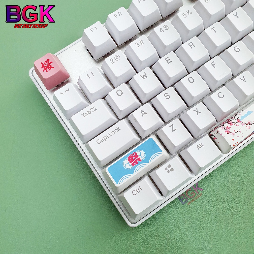 Bộ Nút Bàn Phím Cơ 6 Nút PBT in Dye Sub Chủ Đề Tokyo Tour OEM Profile