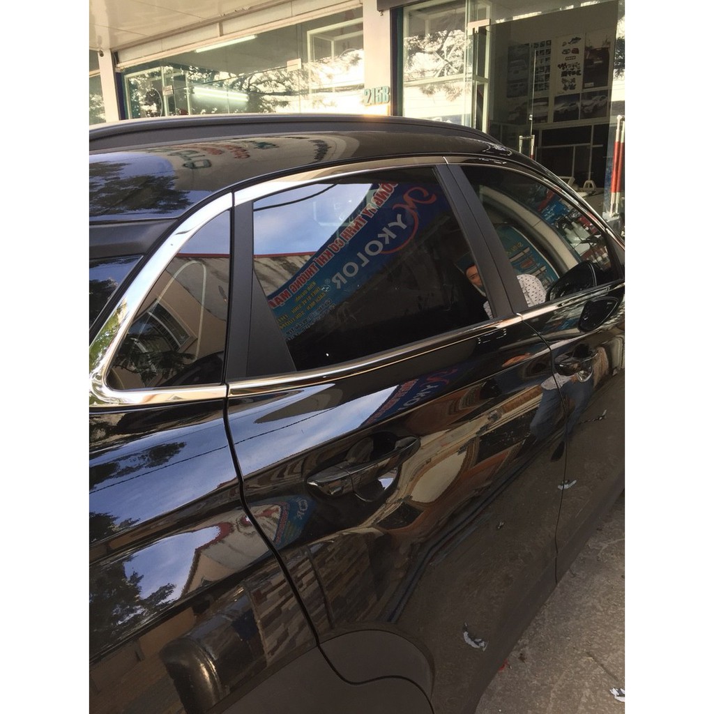 Nẹp Chân Kính Inox Cho Xe Wigo 2018 2019 2020 2021