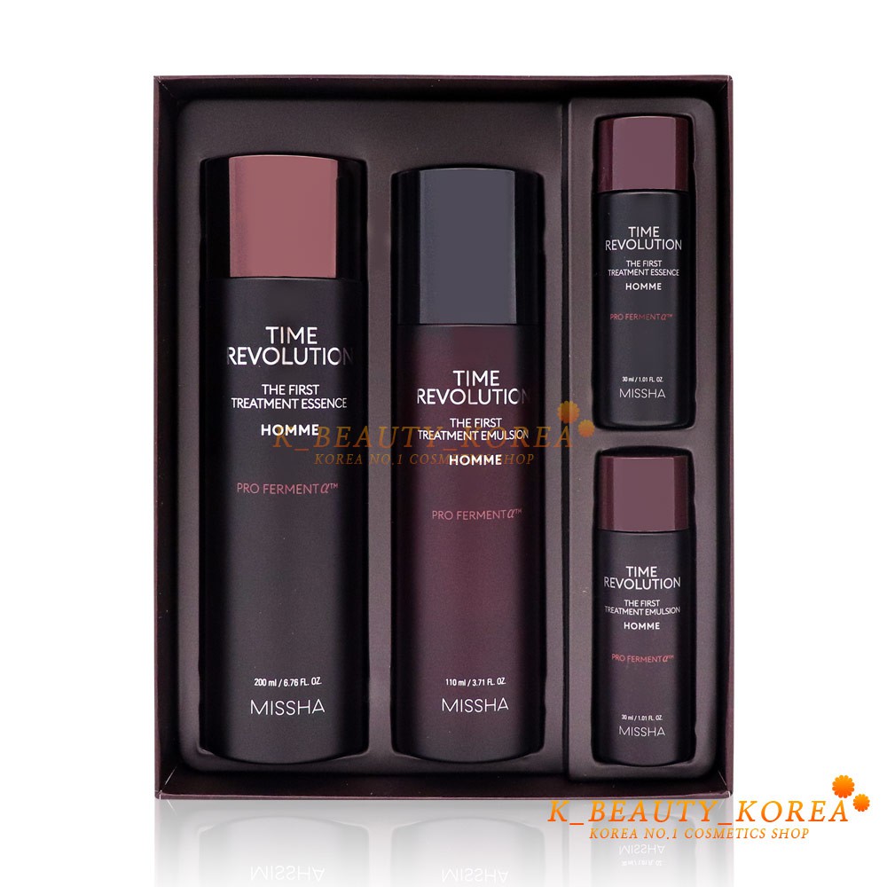 (hàng Mới Về) Bộ 4 Sản Phẩm Missha Time Revolution The First HOMME SET