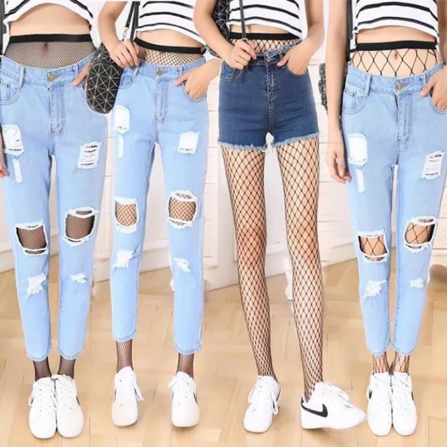 Tất lưới cá tính (ib chọn size lưới)