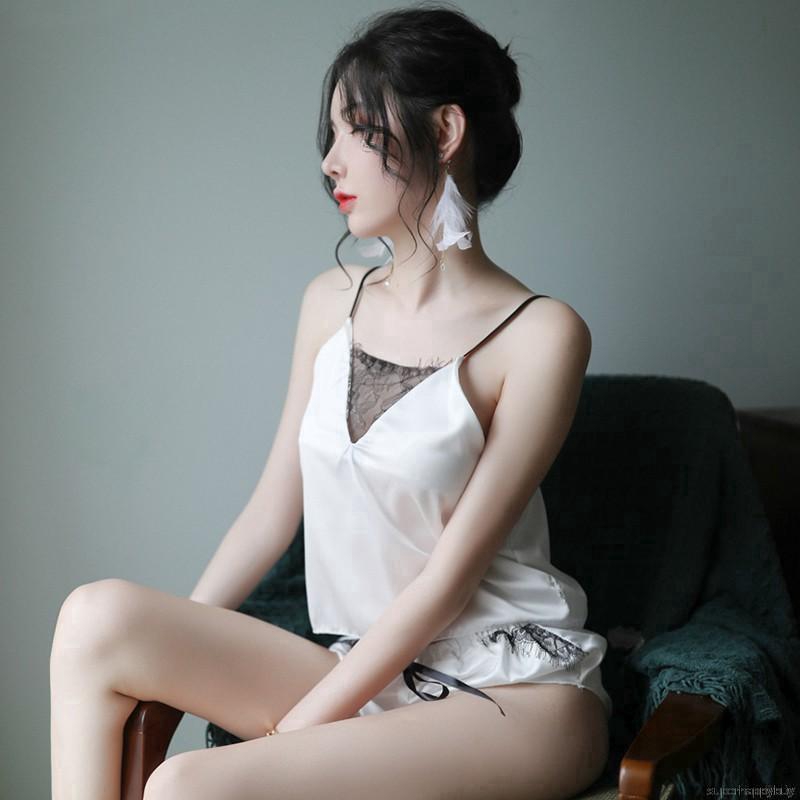 Bộ đồ ngủ hai dây in hình quả cherry