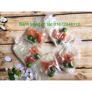 Bánh tráng ớt tắc