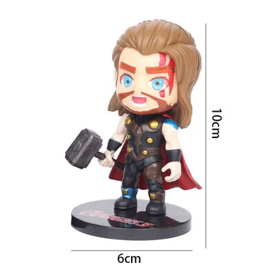 Mô hình nhân vật siêu anh hùng dành cho trang trí bánh kem