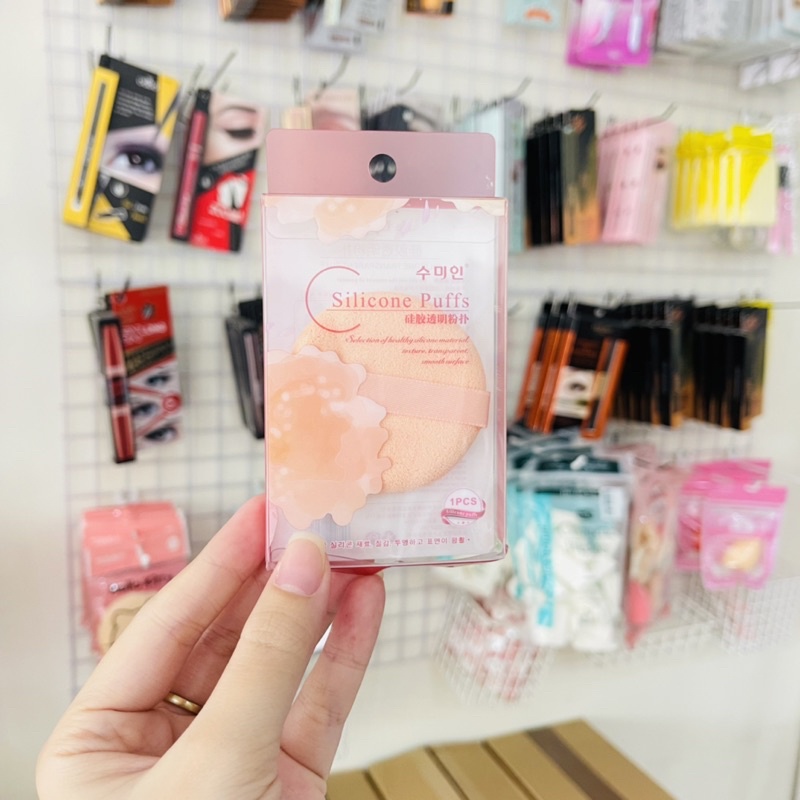 Bông tán phấn Keli, mút tán phấn