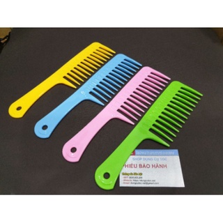Lược răng thưa chải tóc rối hiệu quả, lược chải tóc gỡ rối bản to.