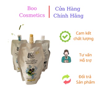Kem hấp ủ tóc collagen dl bưởi bồ kết 500ml chính hãng - phục hồi tóc hư tổn - khô xơ - chẻ ngọn