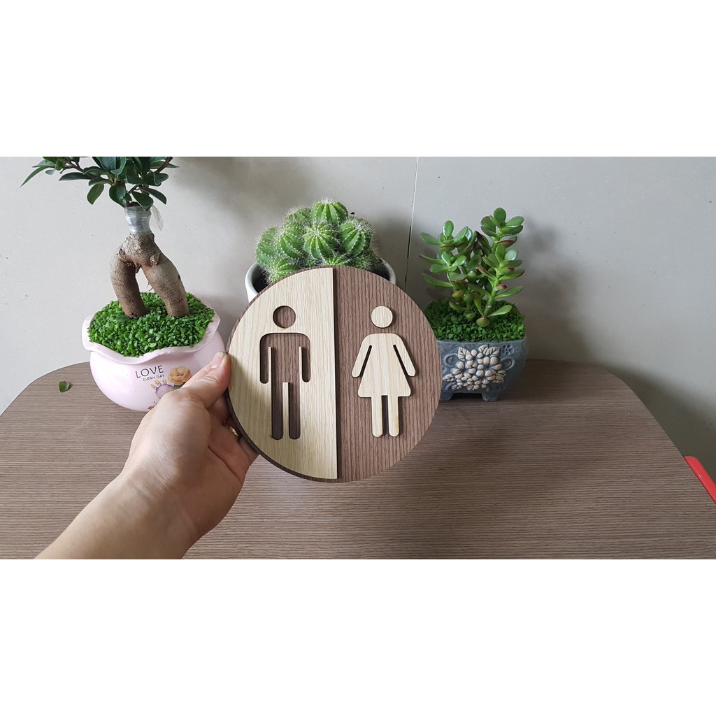 Bảng Trang Trí Phòng Tắm - BẢNG WC SIÊU RẺ