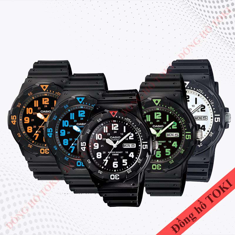 Pin thay đồng hồ đeo tay casio kiểu lặn MRW-200H, MRW-200HC các màu
