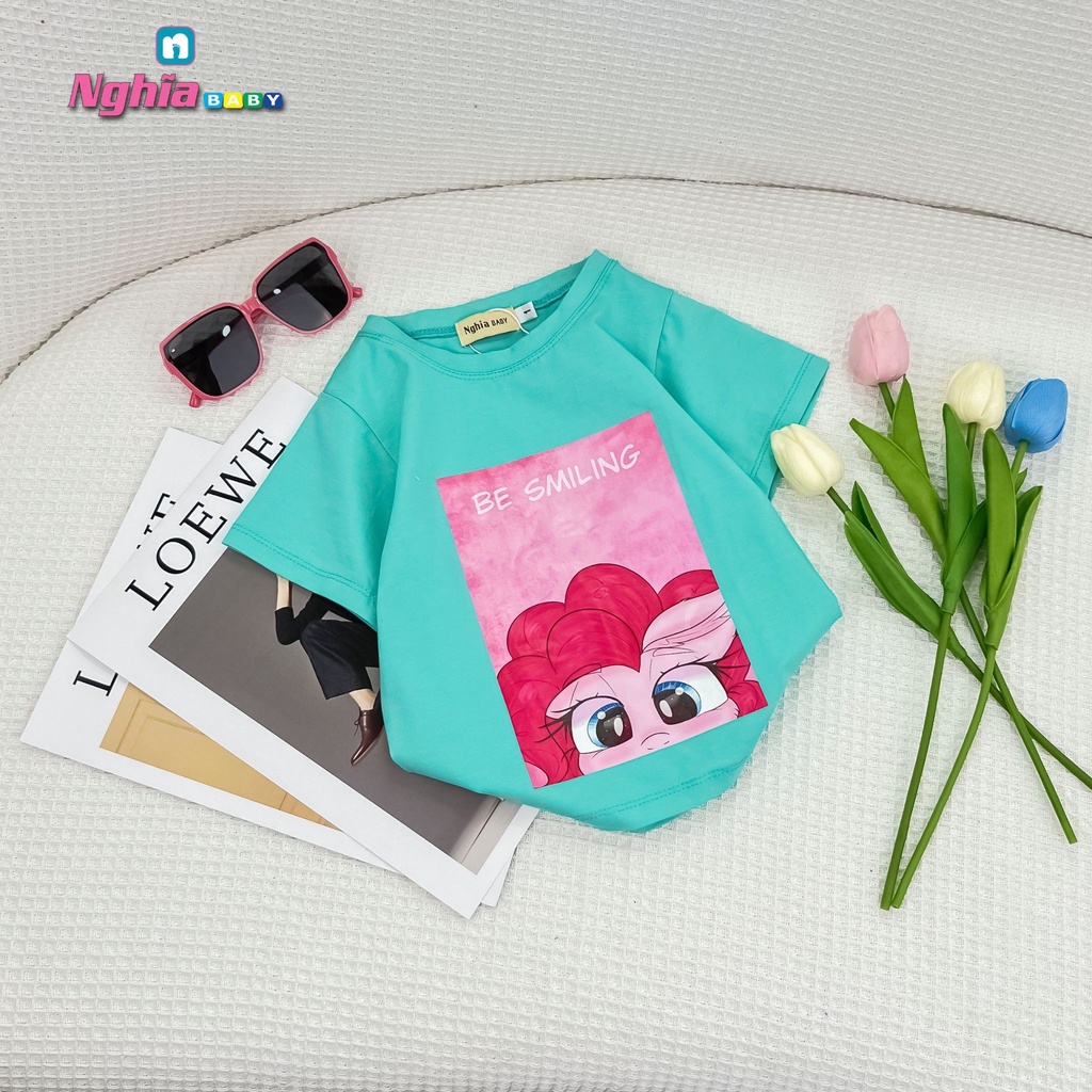 Áo thun cotton NGHĨA BABY H1 dành cho bé trai và bé gái!