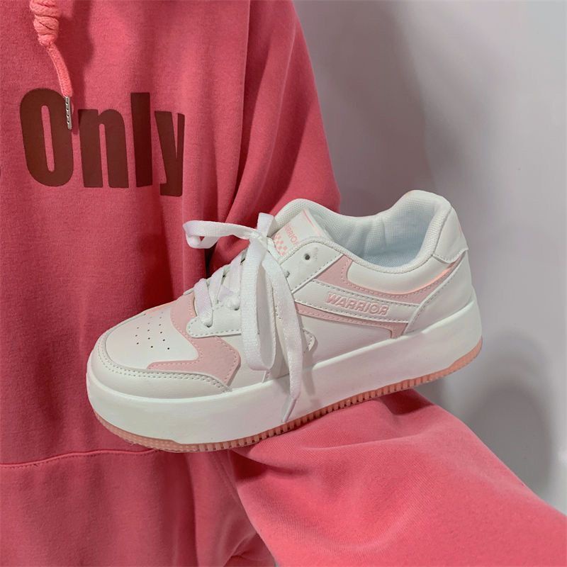 Giày Thể Thao Đế Dày Cổ Cao Màu Xanh Dương Sữa Thời Trang Xuân Hè 2022 Dễ Thương