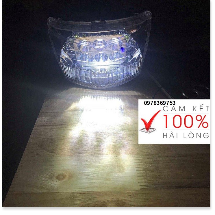 Đầu Đèn Pha Wave 110 led siêu sáng