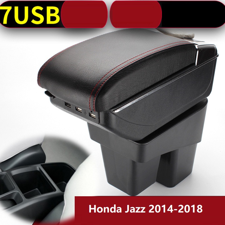 Hộp tỳ tay ô tô Honda Jazz có 2 loại: DUSB-HDJAZZ (có 7 cổng usb ) hoặc JDZX-HDJAZZ ( không có usb )