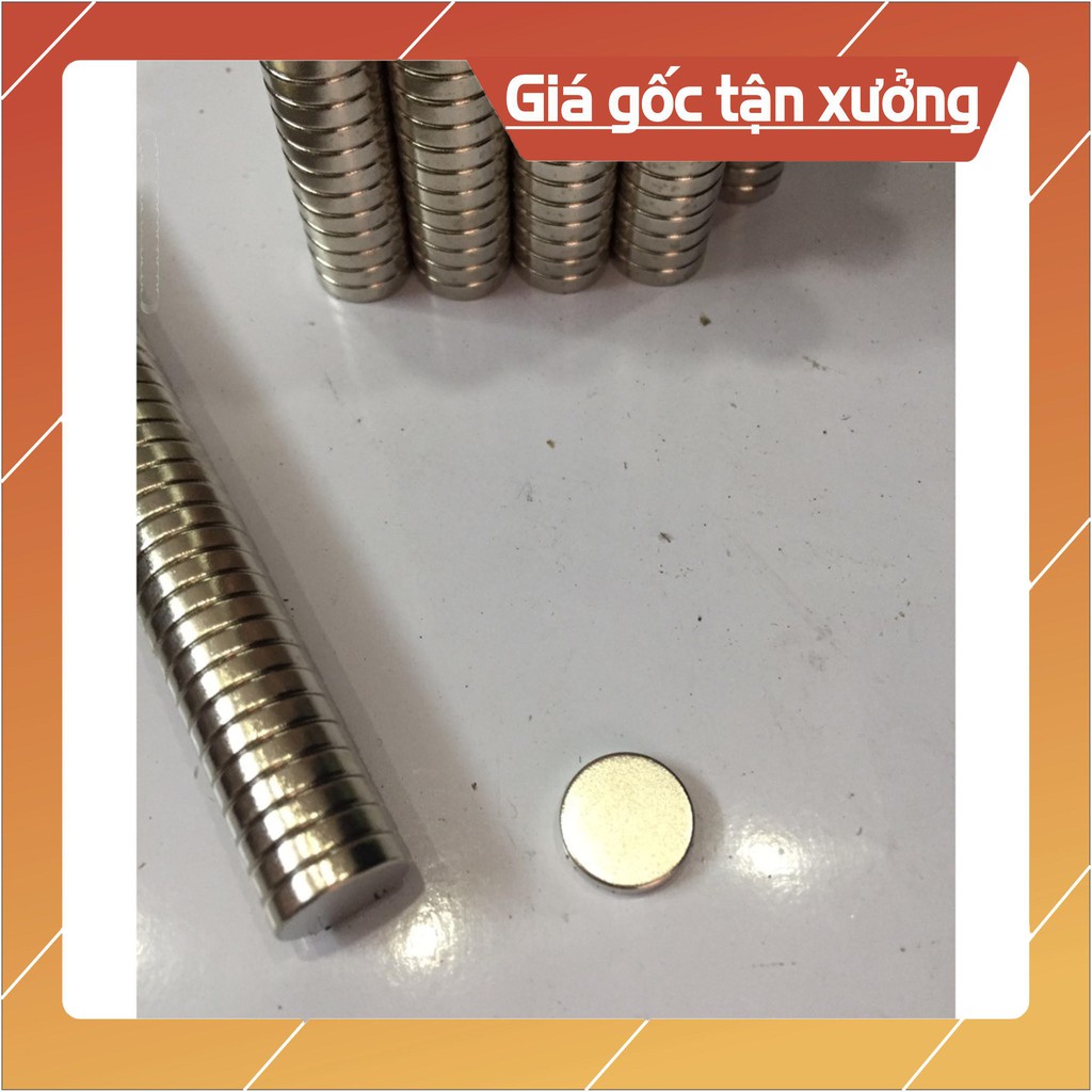 [Xả Kho] Combo 50 viên Nam châm đất hiếm 12x3mm, loại nam châm trắng lực hút mạnh