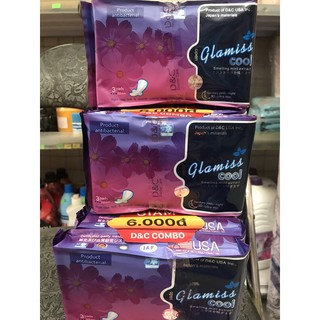 Combo 3 gói băng vệ sinh ban đêm Glamiss Cool (Docter Care)