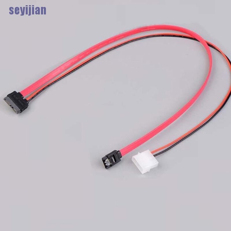 Dây cáp SATA 7 + 6 Pin cho ổ đĩa máy tính DVD / - RW