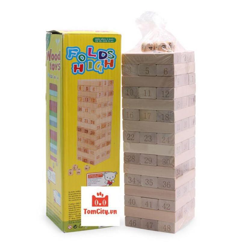 Rút gỗ số - Jenga cỡ lớn cao cấp