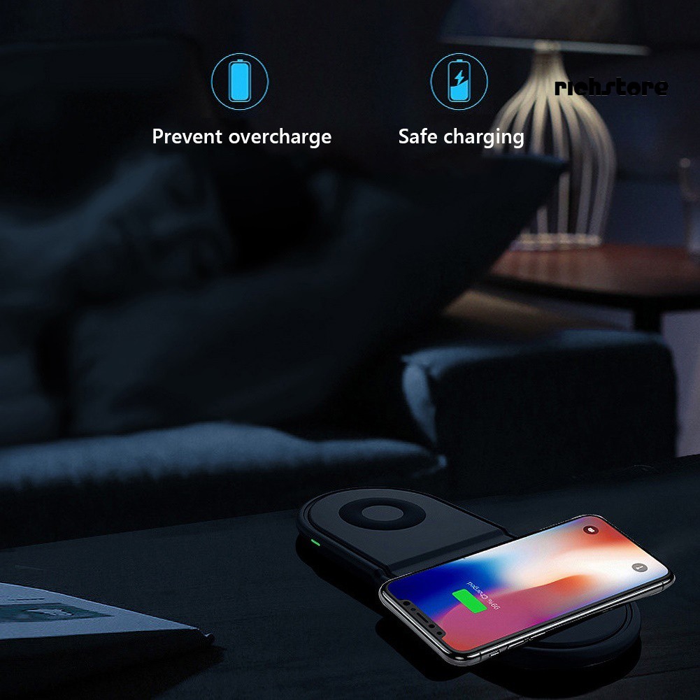 Đế Sạc Không Dây 3 Trong 1 Chuyên Dụng Cho Tai Nghe Iphone I-watch