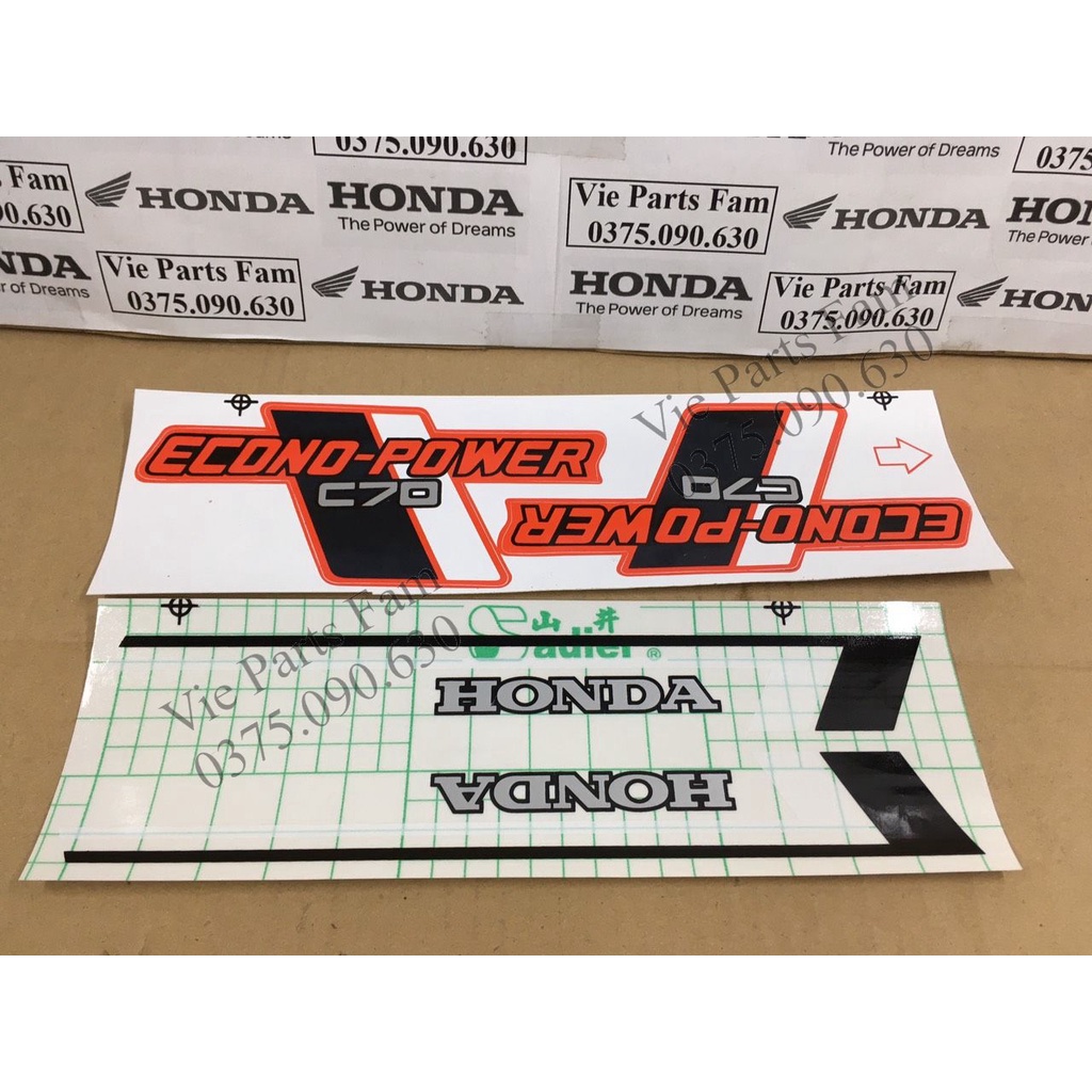 Bộ tem xe máy Honda DD 70