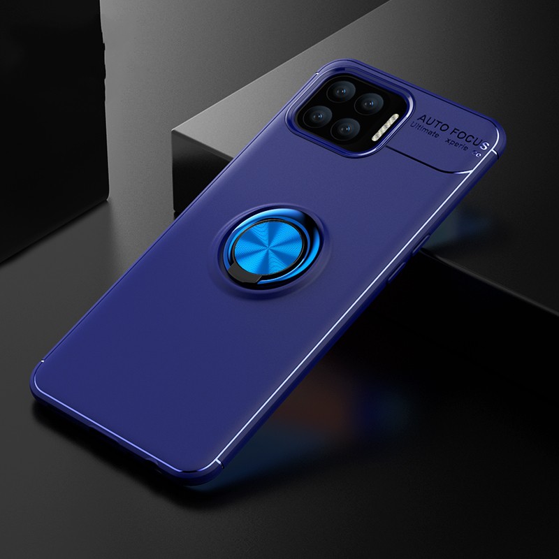 Ốp điện thoại TPU có khuyên nam châm kim loại sang trọng cho OPPO F17 Pro / A53 2020