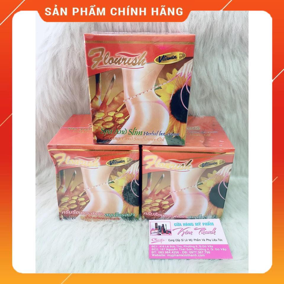 Kem Tan Mỡ Bụng Gừng Ớt Flourish Thái Lan 500ml Chính Hãng