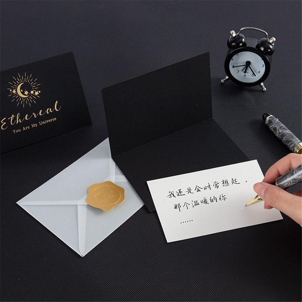 YEW 1 Set Thiệp Chúc Mừng Năm Mới Màu Đồng Độc Đáo