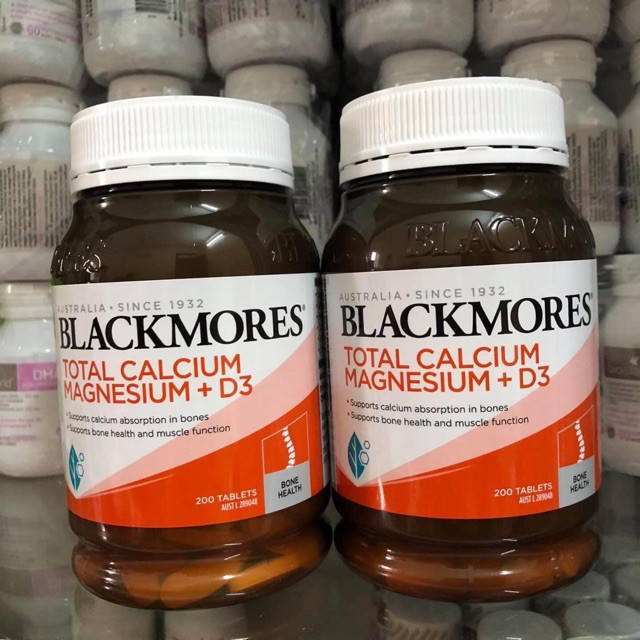 Blackmores Total Calcium & Magnesium + D3, Úc