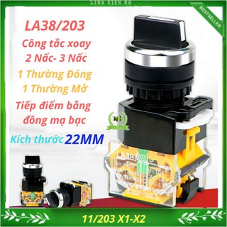 Công tắc xoay 2 nấc - 3 nấc la38/203 11x2-11x3 440v/10a