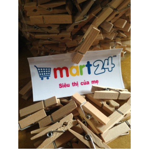 Set 50 kẹp gỗ dài 3.5cm