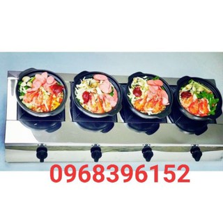 bếp nấu mì cay 4 họng, 4 cửa