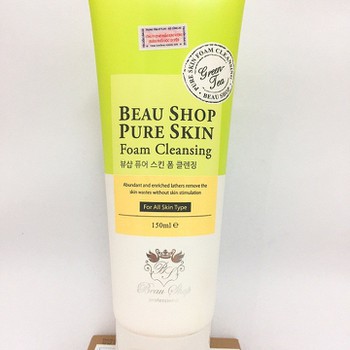 Sữa rữa mặt trà xanh Beau Shop Pure Skin Hàn Quốc