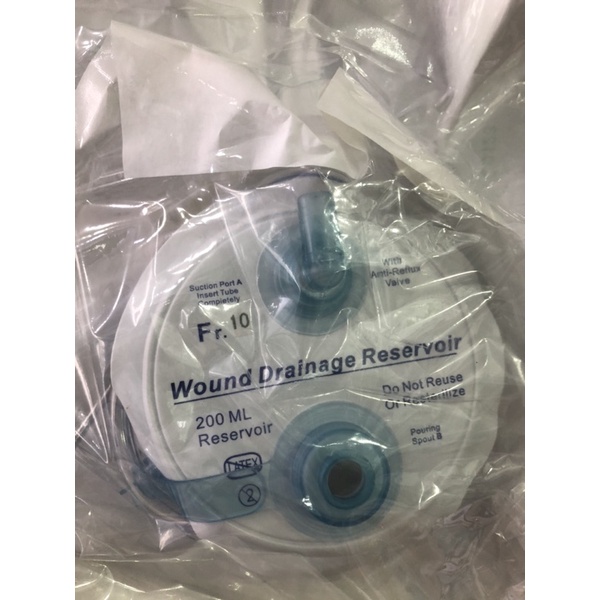 ❤ Bình dẫn lưu vết thương,  14fr 400ml 10fr 200ml