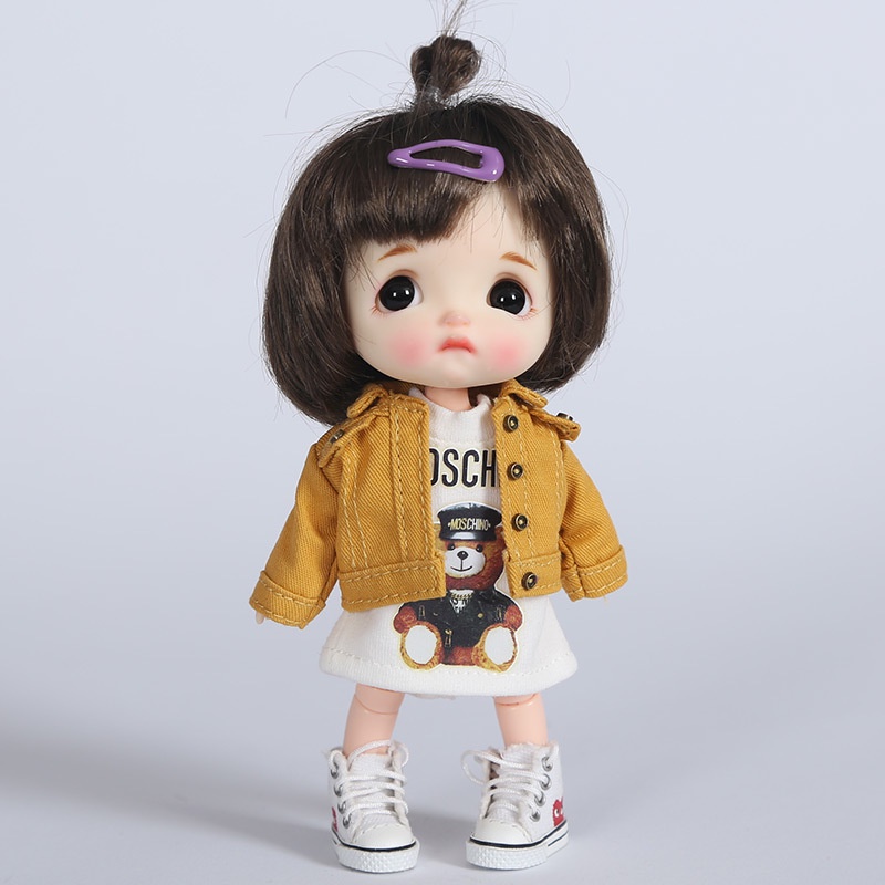 Bộ quần áo búp bê Ob11 16cmBJD1/12 điểm