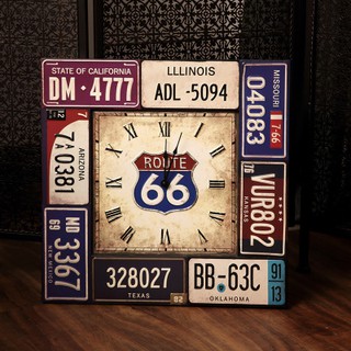 Đồng hồ biển số xe ROUTE 66