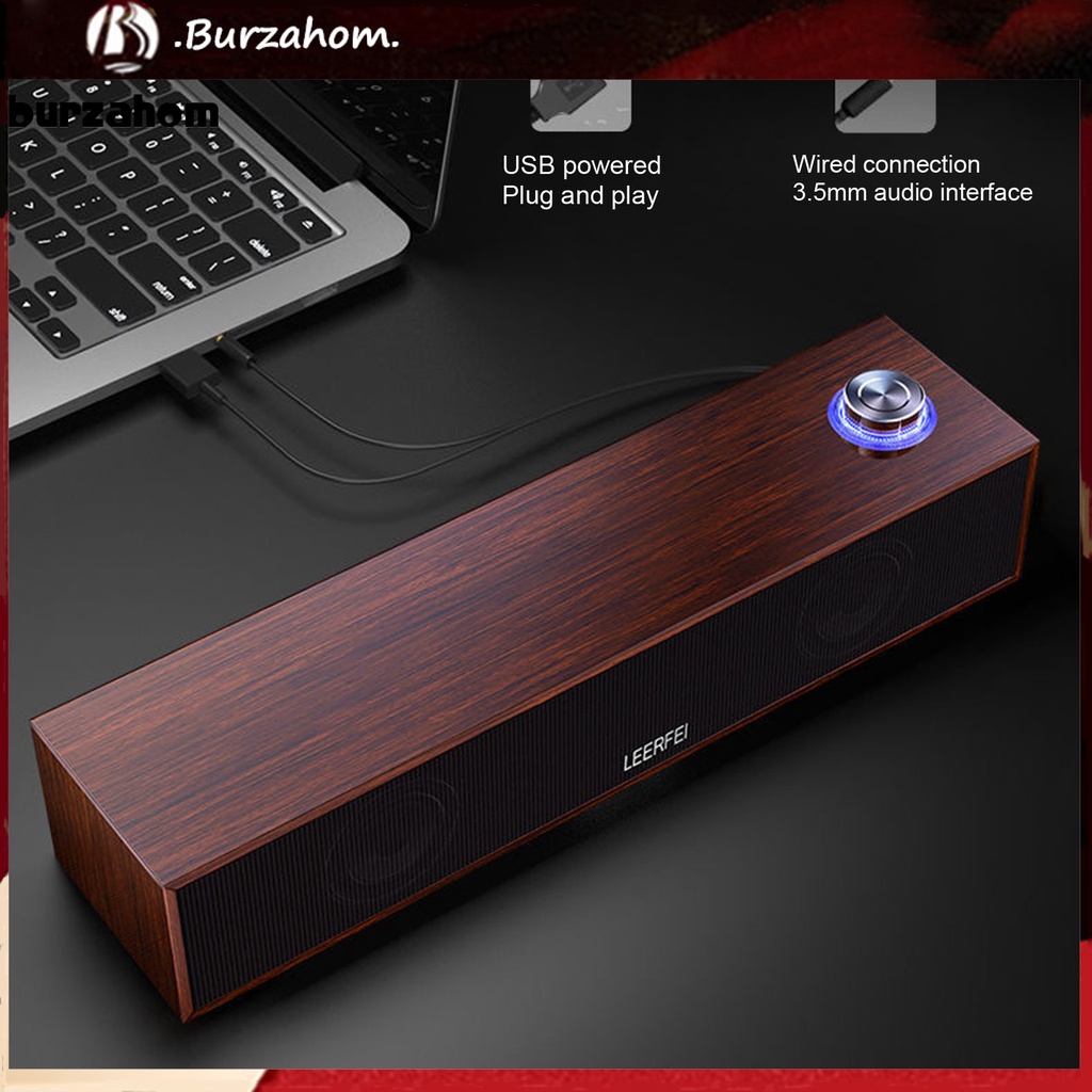 Loa không dây hình chữ nhật âm thanh stereo bền bỉ cho máy tính để bàn