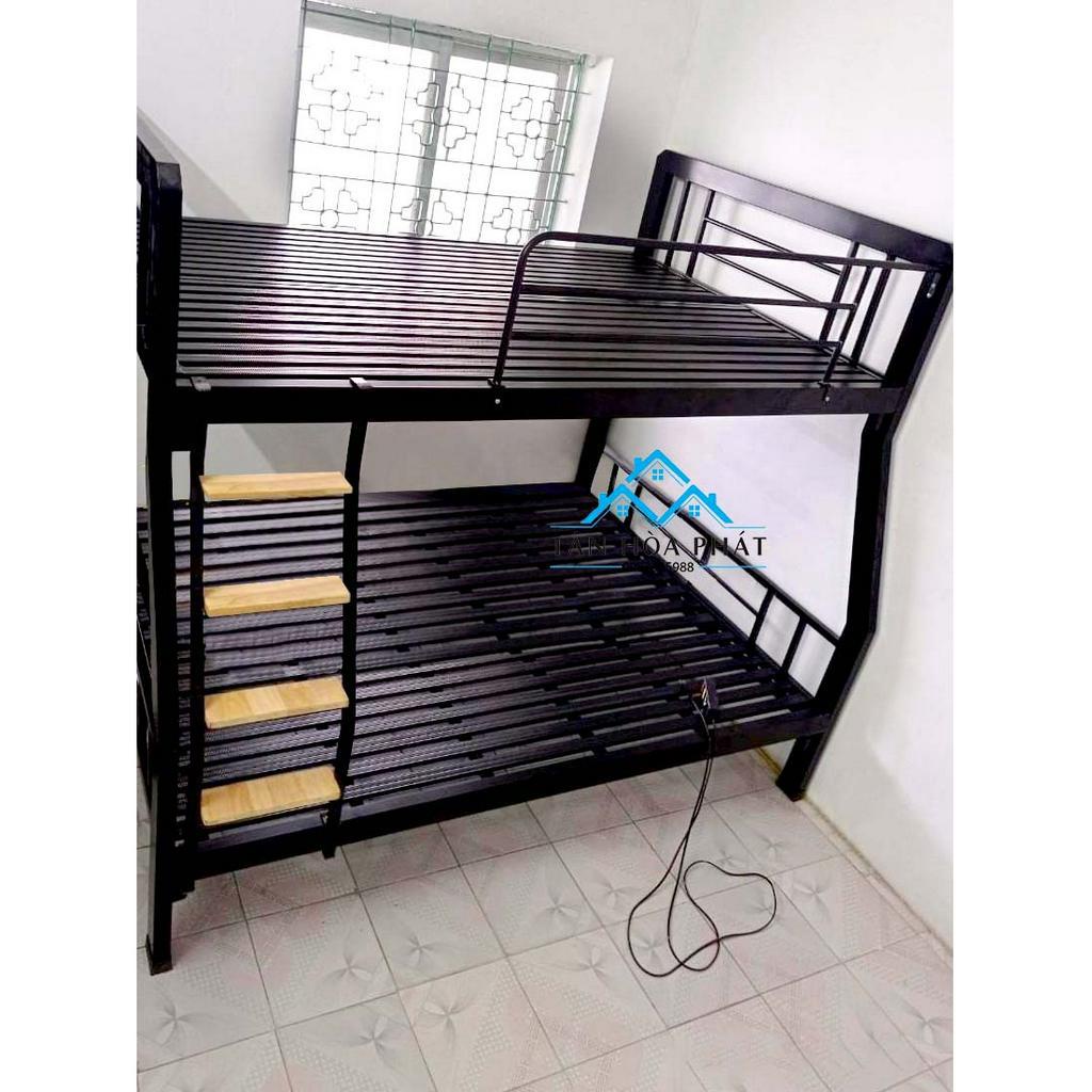 GIƯỜNG 2 TẦNG SẮT HỘP 4x8 DÀY DẶN CHẮC CHẮN GIÁ RẺ TẠI XƯỞNG HCM