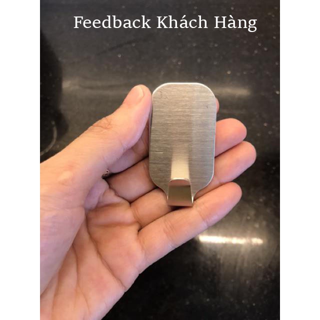 Móc dán tường chịu lực inox 3M cao cấp, Móc treo tường dán siêu dính