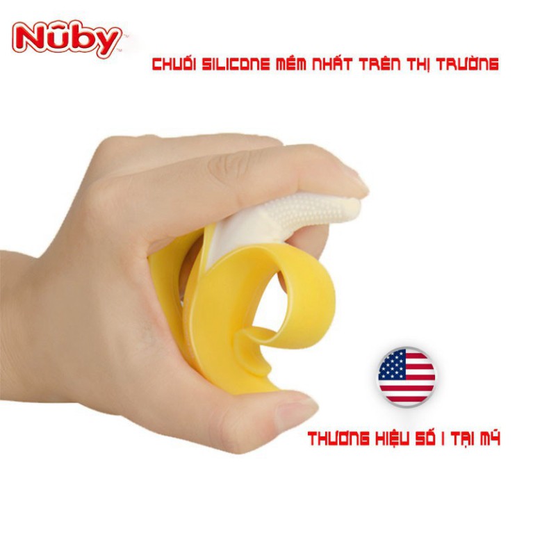 [Chính Hãng] Gặm nướu quả chuối Nuby - Ngậm nướu chuối Nuby