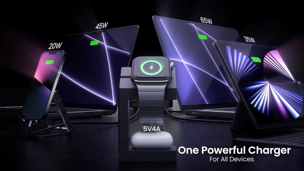 Củ sạc máy tính/ điện thoại UGREEN 200W CD271 Nexode|GaN II|6 cổng sạc nhanh |Free cáp USB C to C|BH 18 tháng 1 đổi 1 40 | BigBuy360 - bigbuy360.vn